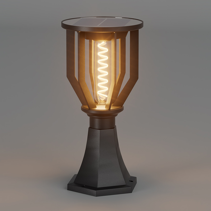 Lampu Taman Tenaga Surya Tahan Korosi PY-LED GR A04