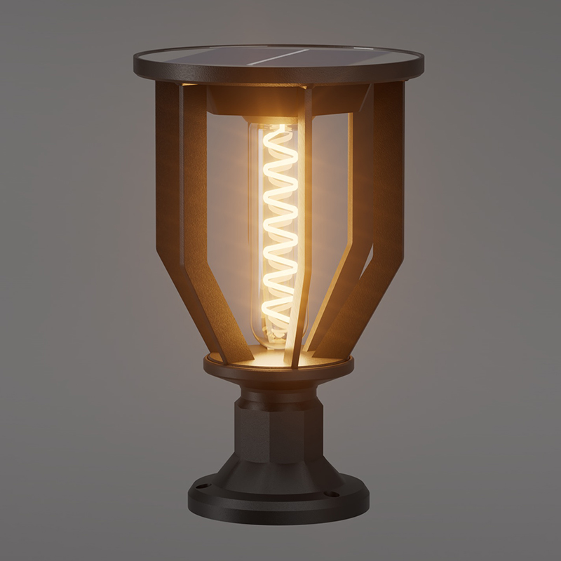 Lampu Taman Tenaga Surya Bulat PY-LED GR D04