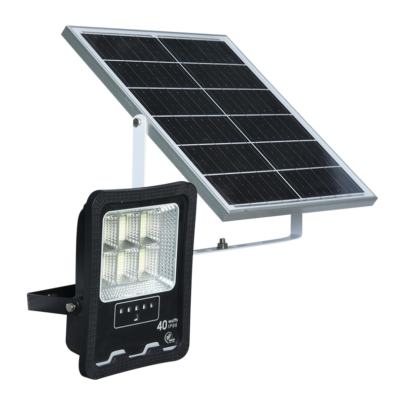 PY-SLFL20-40W Lampu Banjir Tenaga Surya Konsumsi Energi Rendah Luar Ruangan