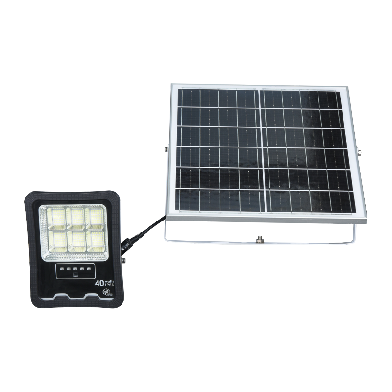 PY-SLFL20-40W Lampu Banjir Tenaga Surya Konsumsi Energi Rendah Luar Ruangan