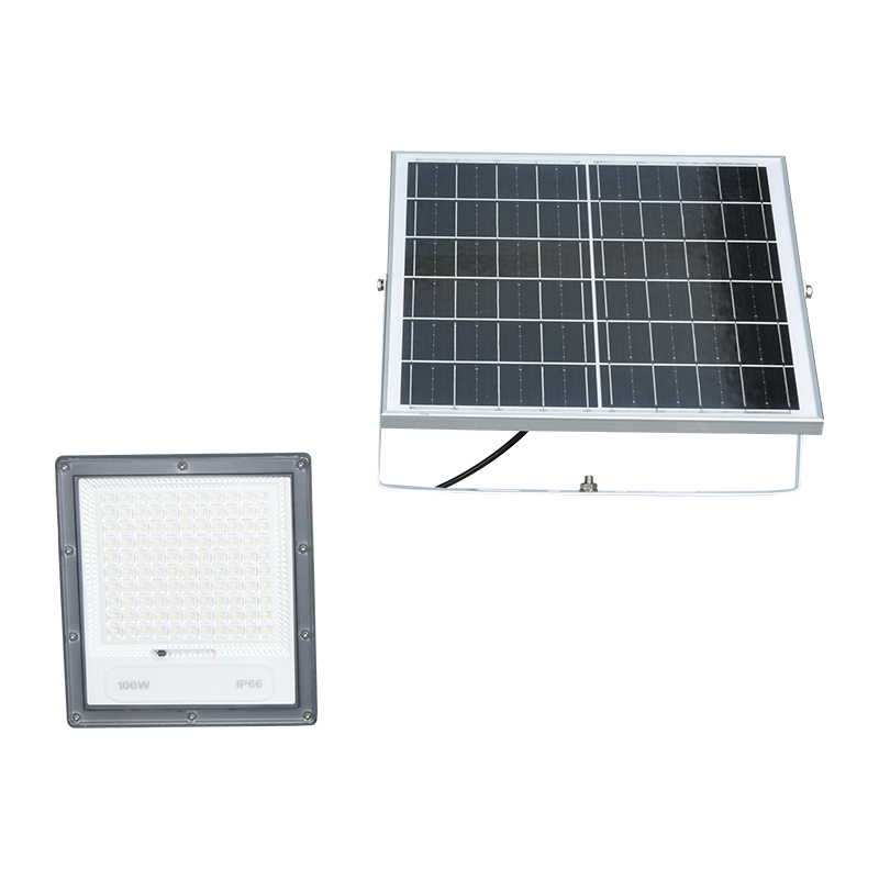 PY-SLFL40-100W Lampu Banjir Tenaga Surya Ramah Lingkungan Luar Ruangan