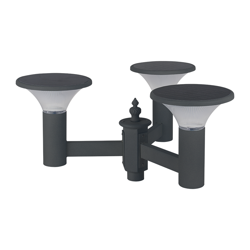 PY-SG018-24W Tiga Bola Lampu Taman Tenaga Surya